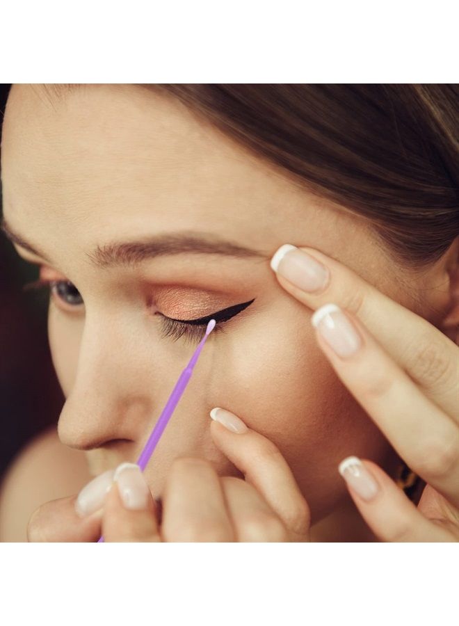 BTYMS 1000 Pcs Disposable Micro Brushes for Eyelashes Extensions Micro Swab Applicators Dental Brush Cosmetics Applicators Lip Applicator - 1.5mm - Image 4