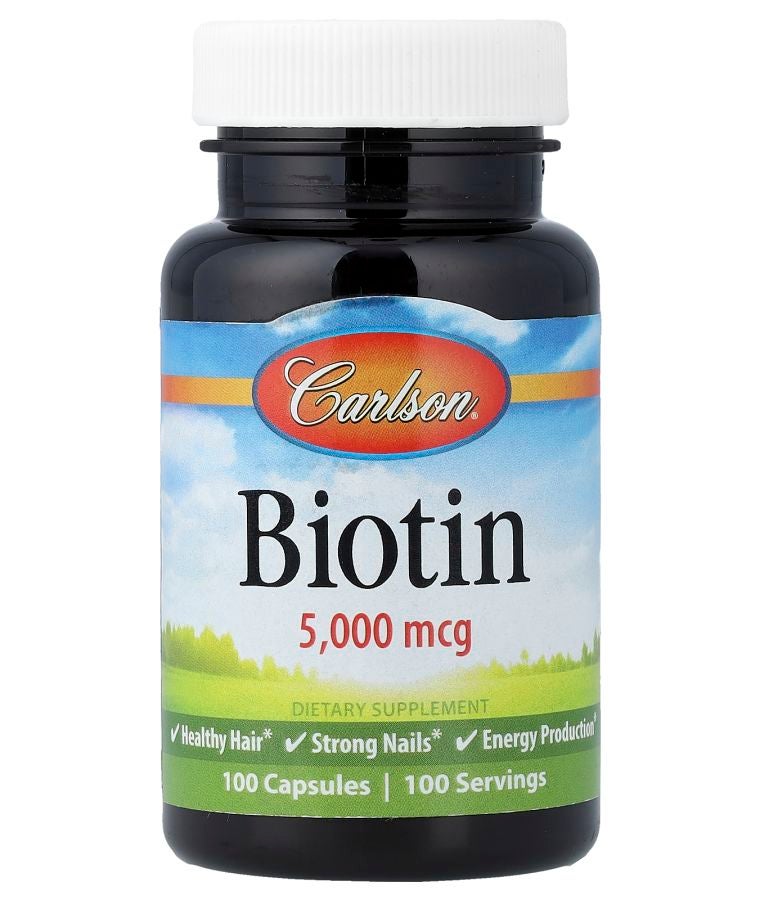 Biotin 5000 mcg 100 Capsules