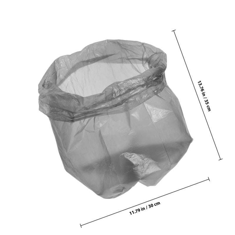 أكياس قمامة صغيرة 30x35 سم 10 لفات 300 قطعة أكياس قمامة سوداء قابلة للتخلص منها لسلة المهملات في المنزل والمكتب - Image 3
