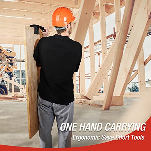 Goldblatt أداة نقل الألواح من جولدبلات، أداة رفع الخشب، أداة حمل الجدران الجافة - أداة نقل الخشب للألواح، لوح الأسمنت الصناعي - سمك التثبيت يصل إلى 1 بوصة - Image 5