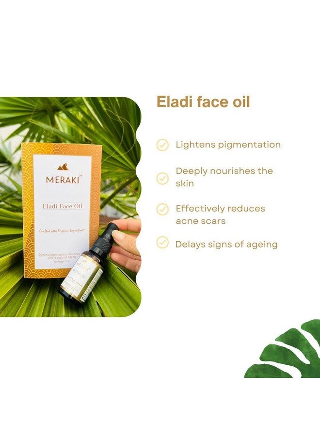 MERAKI Eladi Face Oil Ayurvedic Natural Face Oil to Lighten Pigmentation | Skin Brightening & Nourishing Formula | Suitable for All Skin Types Unisex 30 ml - Image 5