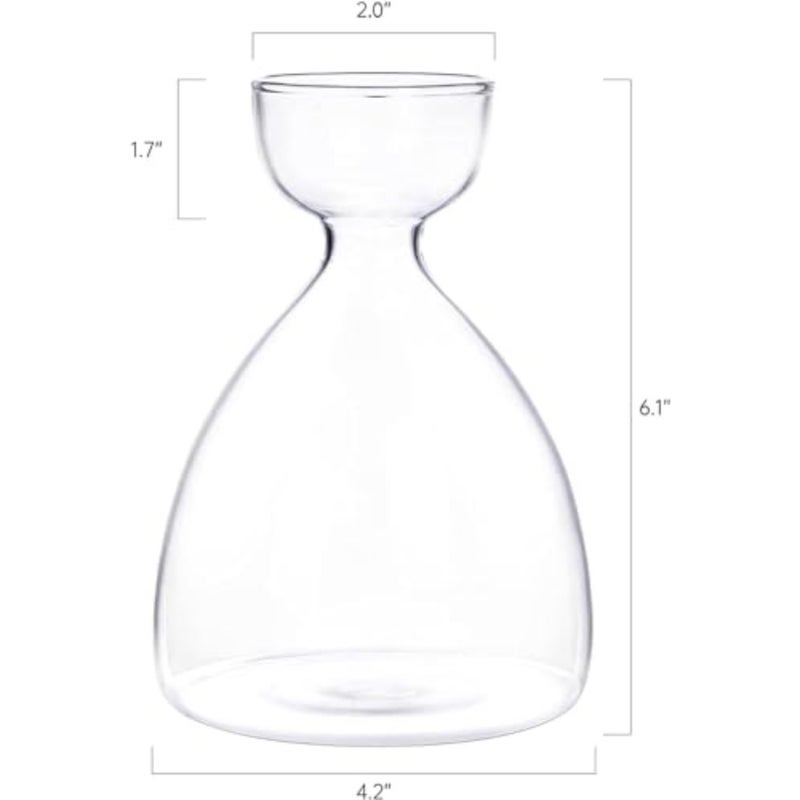 Seed Sprout Starter Vase Avocado Tree Growing Kit Glass Garden Seed Starter Planter Pot Germination Vase for Dry Seed Starting Easy-to-Use Indoor Planting Vase for Adults Families - Image 2