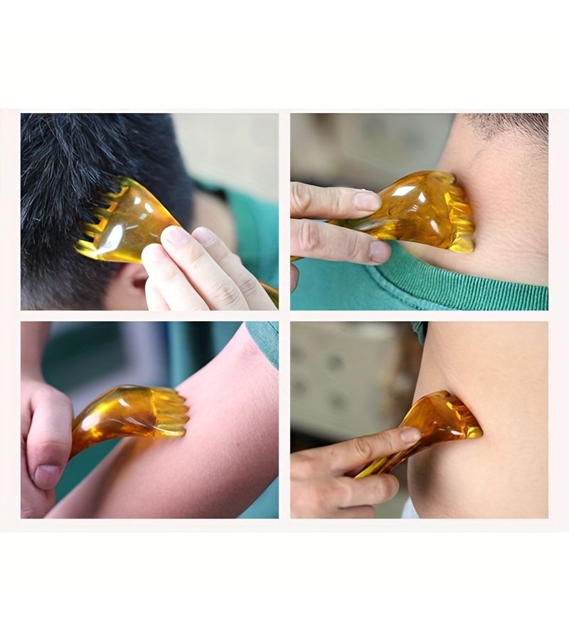 5 Claw Scalp Massager Comb Ergonomic Plastic Head Massager Random Color Stress Relief Hair Care - Image 4