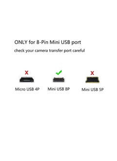 Replacement USB Camera Transfer Data Sync Cable Cord for Sony Cybershot Camera DSC-H300 DSC-W800 DSC-W370 DSC-H200