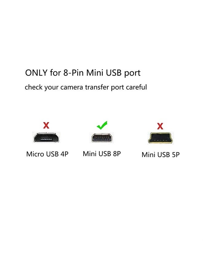 AILTECK - Replacement USB Camera Transfer Data Sync Cable Cord for Sony Cybershot Camera DSC-H300 DSC-W800 DSC-W370 DSC-H200 - Image 1