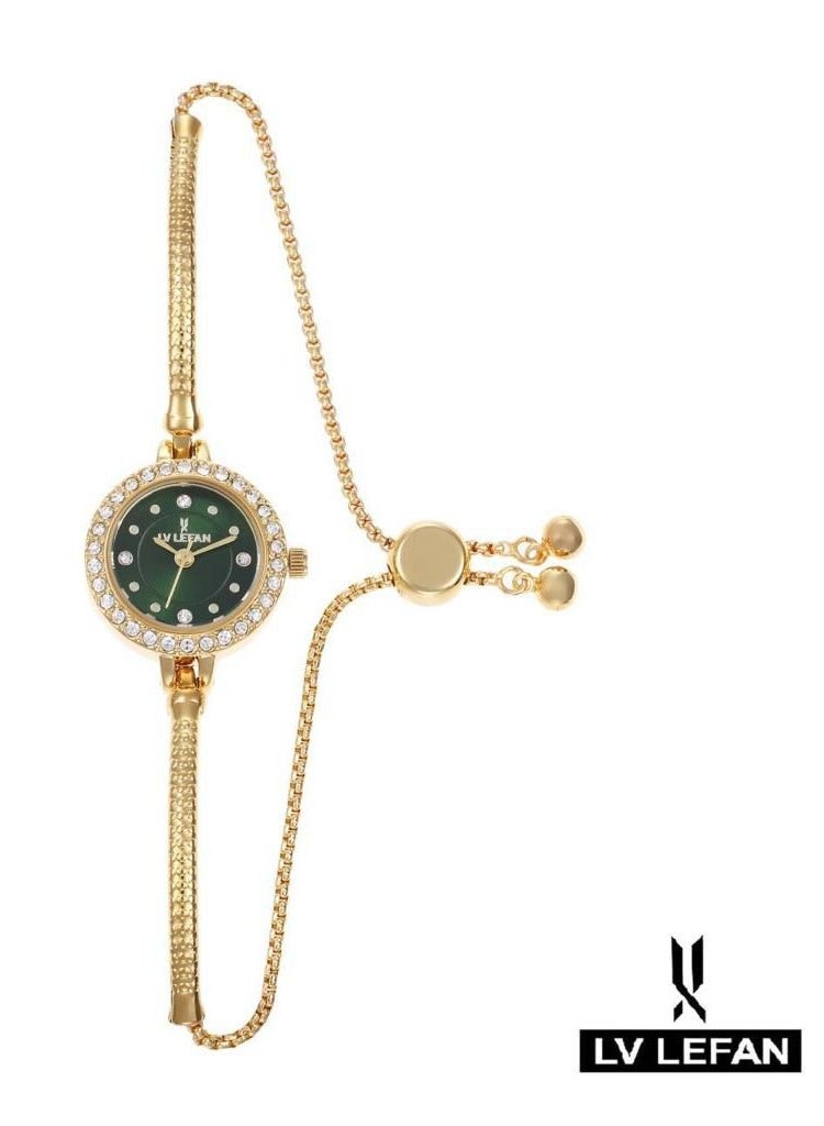 ساعه نسائيه من لف ليفان جديده وجذابه