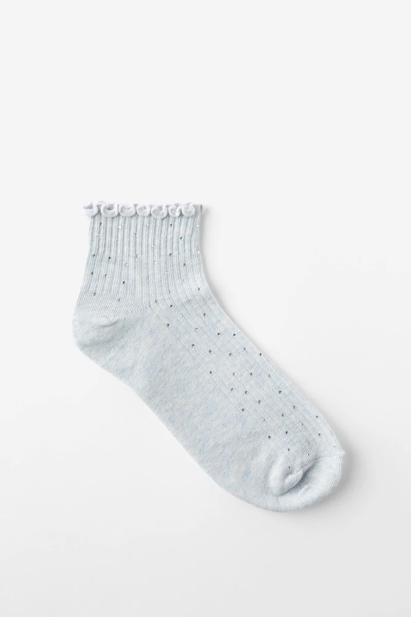 Rubi DIAMANTE FRILL ANKLE SOCK
