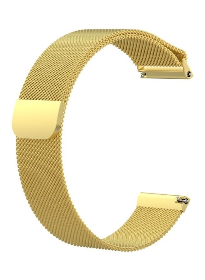 NIBEMINENT Replacement Wrist Strap Watchband Gold