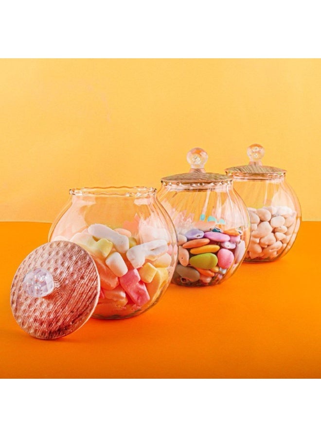 طقم سكريه وتوابل3*1 زجاج - Image 1