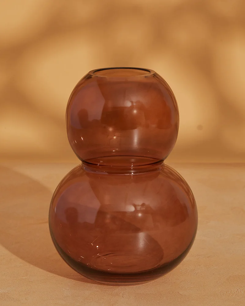 REDTAG Brown Decorative Glass Vase