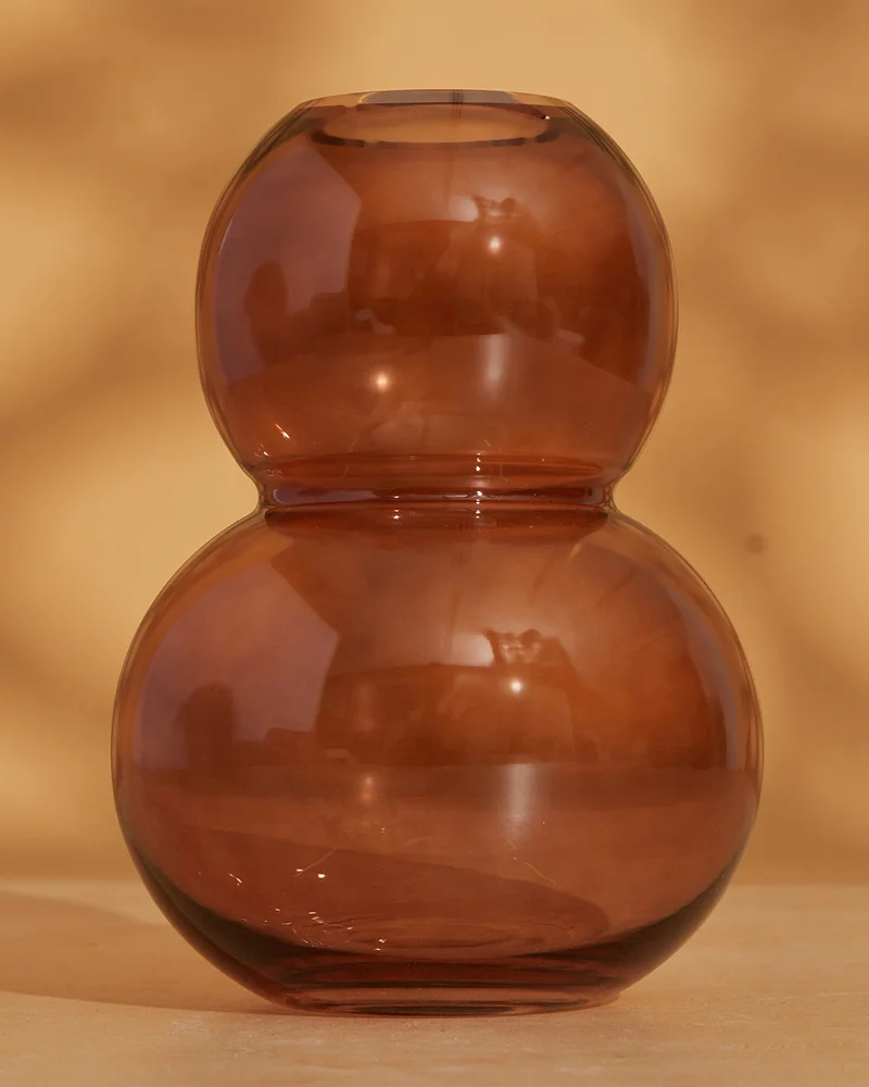 REDTAG Brown Decorative Glass Vase
