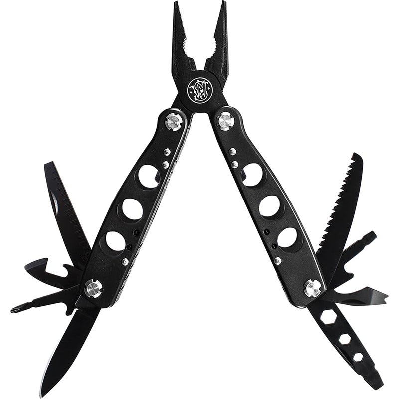 Smith & Wesson 6.5in Stainless Steel 14 Function Multi-Tool with Bottle Opener, Pliers, Screwdrivers and Sheath for Outdoor, Survival and EDC - Image 5
