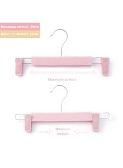 5 Non-Slip Plastic Pants Hangers with Clips, Skirt Hangers, Clips Retractable and Adjustable, Pink - pzsku/ZFDC01ADA7C11EA5FE680Z/45/_/1720492413/83317419-7bc0-486d-a6f8-8ed06a774c06