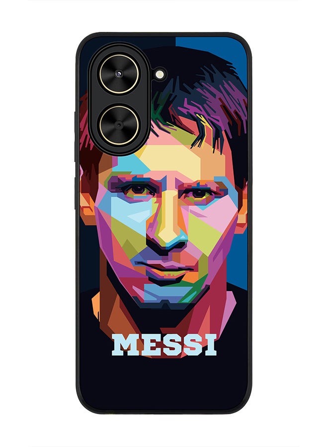 Stylizedd For Xiaomi Poco C71 / Redmi A5 4G Case,Slim fit Camera Protection, Shockproof Thin Phone cover  - Poly Messi