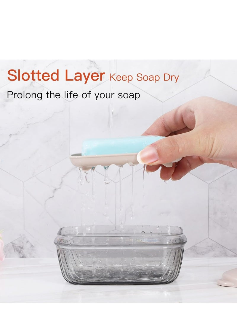 Loquat Soap Holder, Leakproof Travel Soap Case,  Portable Soap Container with Lid for Shower, Gym, and Travel. - Image 2