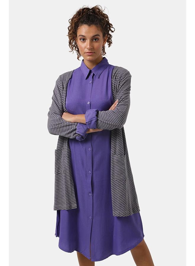 kady Jamila women striped open front cardigan - Image 4