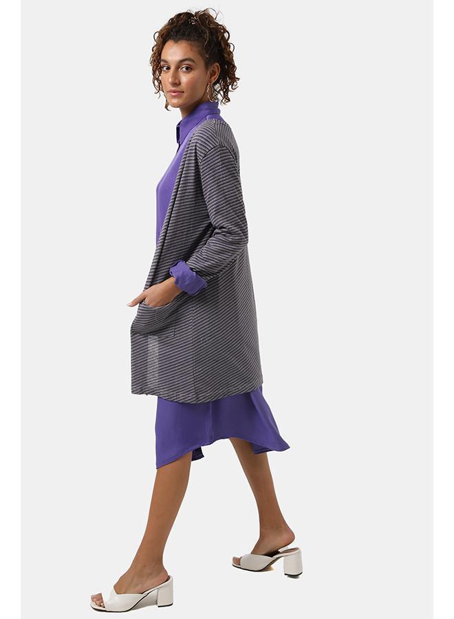 kady Jamila women striped open front cardigan - Image 1