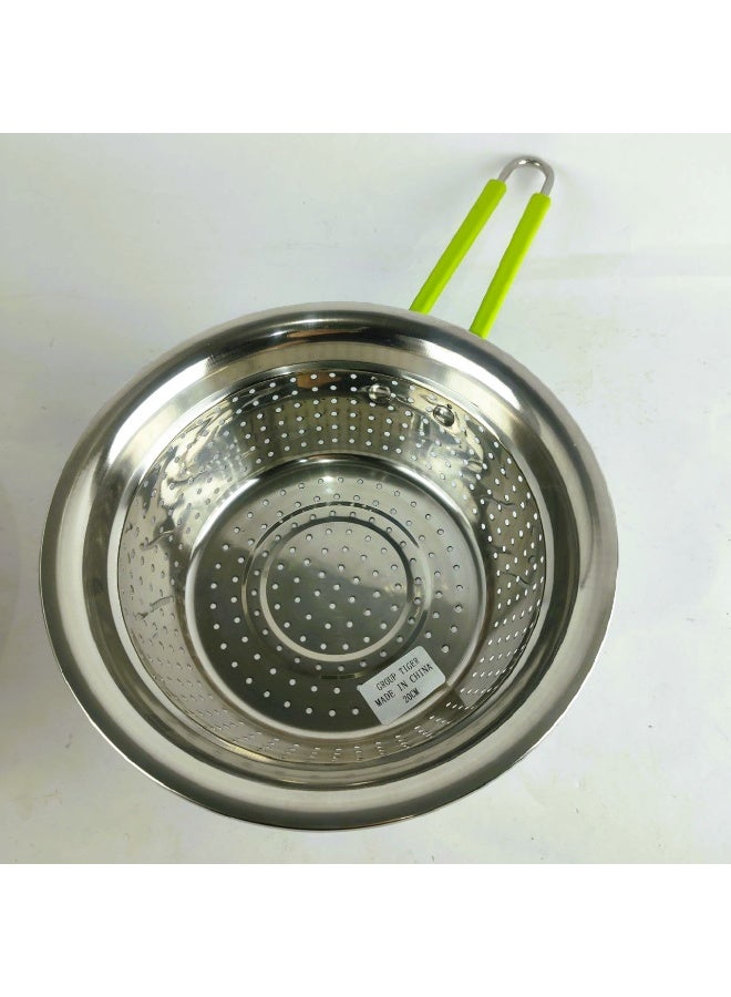 Stainless Steel Strainer with Handle - Size 20 - Image 3