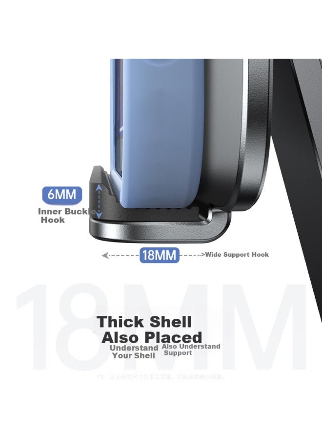 Xiaotian Phone Stand, Desktop Ipad Tablet Support Stand, Aluminum Alloy, 360-Degree Rotating, Foldable Tablet Stand, Metal, Adjustable Height, For And Drawing, New Model - Image 3