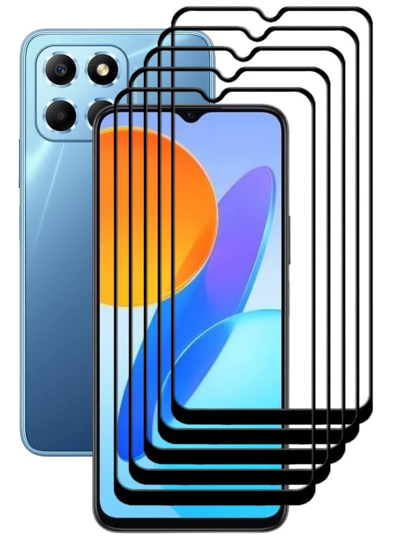 ACLIX 5 Pieces Antistatic ESD Dustproof Premium Quality High Definition Tempered Glass Screen Protector Designed For Honor X6 - Image 1