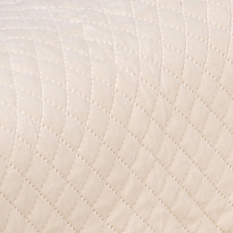 KINGLY Velvet Quilted Universal Armrest Sofa Cover – Non-Slip, Washable Couch Arm Protector for Daily Use (Natural Beige Light Cream, 1pc – 23x27) - Image 3