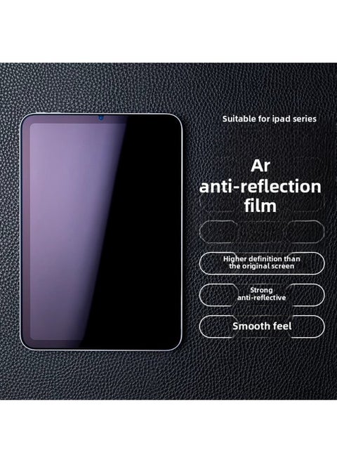 For Apple Flat AR Film Ipad2025 IPad11 Inch (A16)2025 Protective Film AIR13 Inch M3 Applicable-Color:True Ar·anti-reflective Film (with Packaging + Cleaning Bag)-Size:Ipad Air6( 13inch )2024