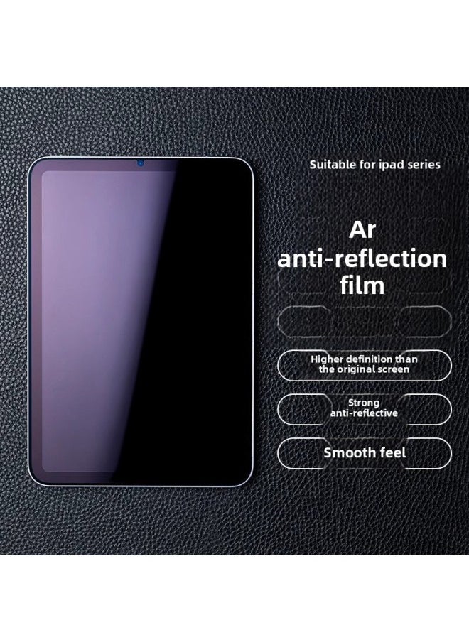 Generic - For Apple Flat AR Film Ipad2025 IPad11 Inch (A16)2025 Protective Film AIR13 Inch M3 Applicable-Color:True Ar·anti-reflective Film (with Packaging + Cleaning Bag)-Size:Ipad Air6( 13inch )2024 - Image 1