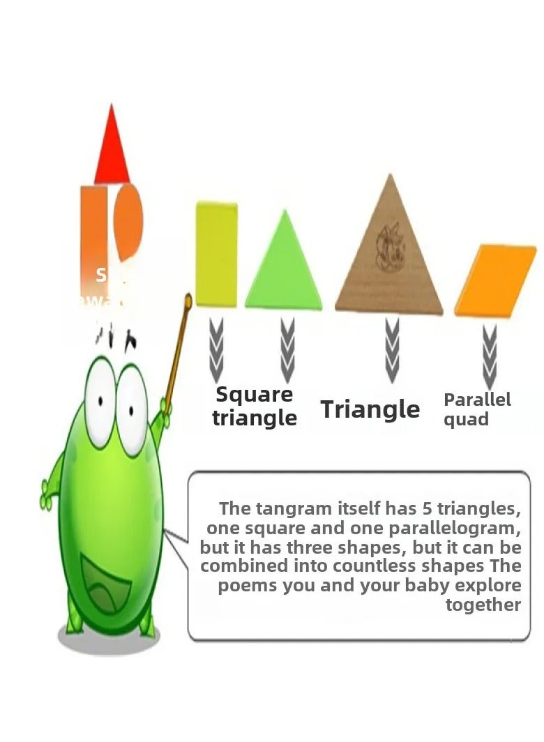 Brain Development Early Learning Puzzle Wooden Puzzle - Image 3