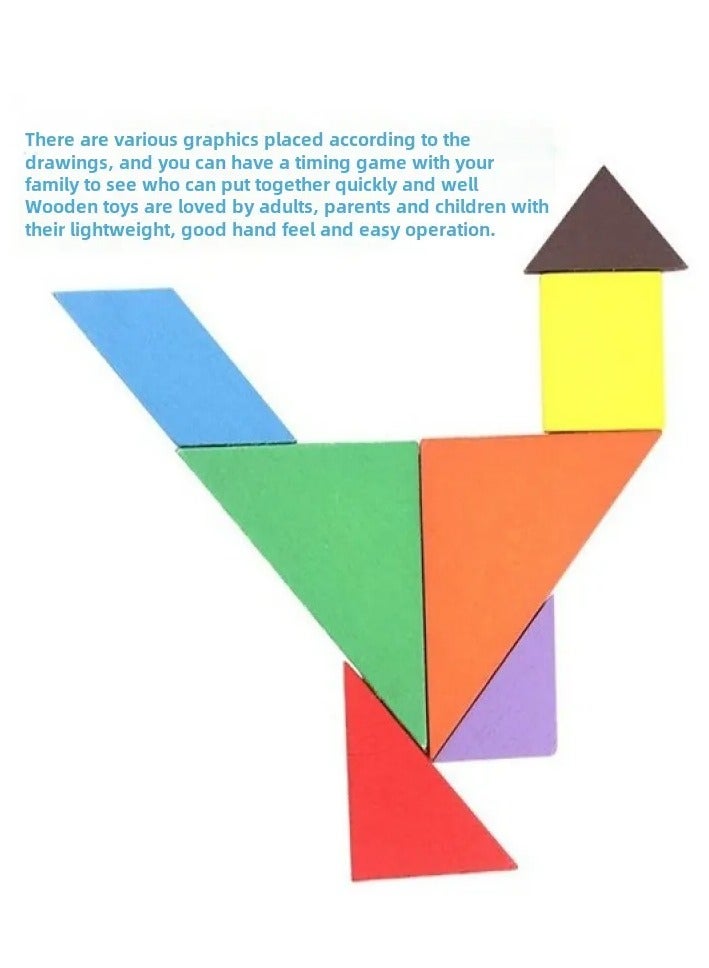 Brain Development Early Learning Puzzle Wooden Puzzle - Image 4