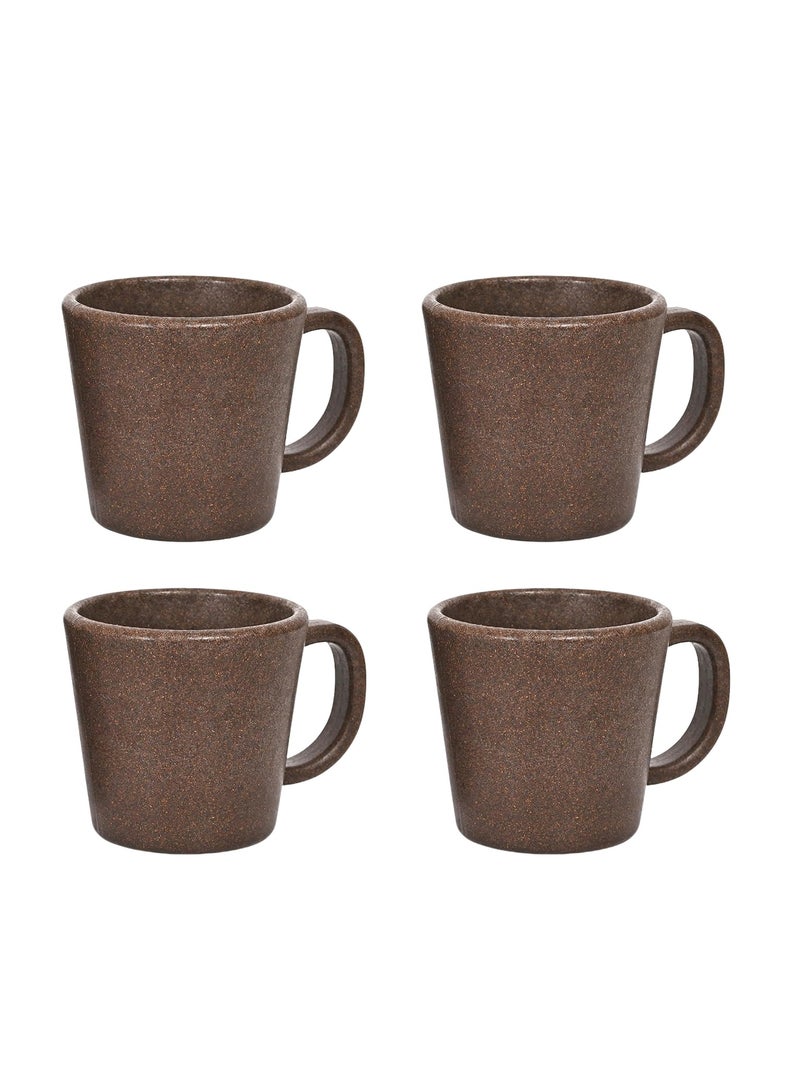 FRENVI Earth-Friendly Majestic Coffee Mug 375 ml| Made with Rice Husk & Bamboo Fibers| Coffee Brown - Image 1
