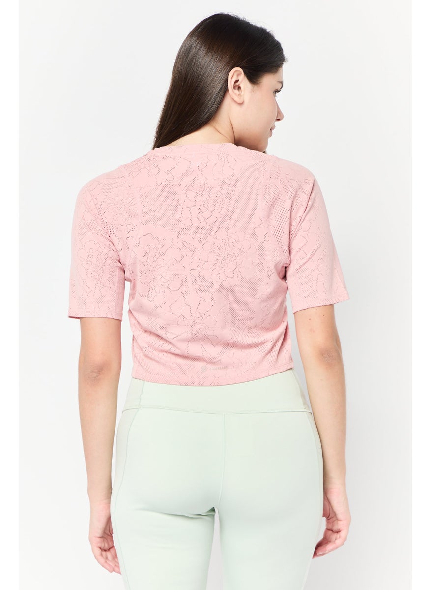 Adidas - Women Sportswear Fit Long Sleeve Outdoor Top, Pink - Image 1