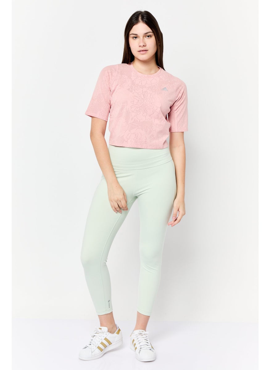 Adidas - Women Sportswear Fit Long Sleeve Outdoor Top, Pink - Image 1