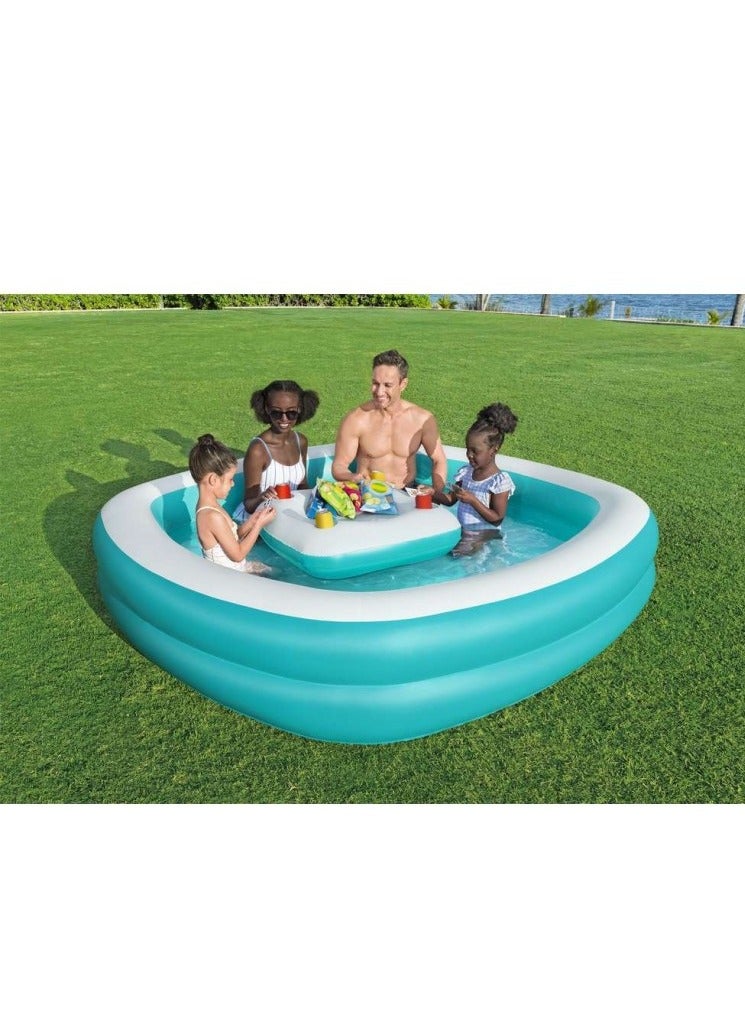 Bestway Inflatable Pool for Kids and Family, Large Size 2.18 x 2.18 x 48 cm - Model 54446 - Image 1