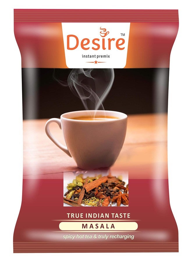 Desire Plain, Cardamom, and Masala Flavoured Tea Instant premix Powder, for Both Manual and Vending Machines, Refreshing - Pack of 3 (3 kg / Each 1 kg) - Image 4