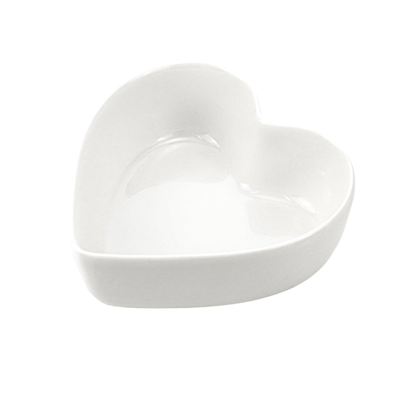 WAIT FLY Heartshaped Bowls for Salad Soup Snack Dessert Best Kitchen Household Cooking Gifts for Home Kitchen White