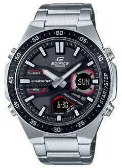 CASIO Casio Edifice Men's Stainless Steel Analog Digital Black Round Dial Watch EFV-C110D-1A4VDF  - Image 1