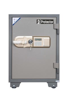 Protector Protecter PT77E4 Fireproof Safe - Anti-Theft Safe with Adjustable Shelf, Numeric Keypad, Double Locks with Lockable Inner Drawer Side (H77 x W50 x D50 cm, 140 kg) - Made in Vietnam  - Image 2