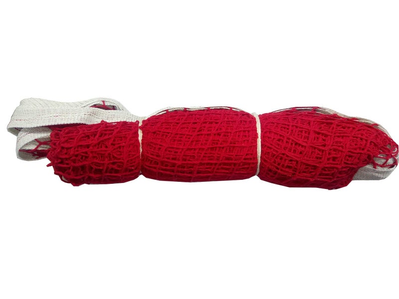 KORBAX Nylon Badminton Net, Practice Net Court Net, Badminton Nets 21x2.5 ft (Red) - Image 1