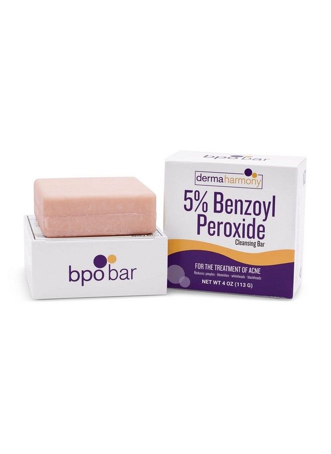 Dermaharmony - صابون تنظيف يحتوي على 5% من بيروكسيد البنزويل لعلاج حب الشباب (4 أونصة) - Image 1