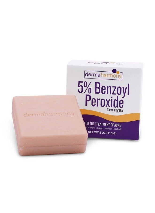 Dermaharmony - صابون تنظيف يحتوي على 5% من بيروكسيد البنزويل لعلاج حب الشباب (4 أونصة) - Image 1
