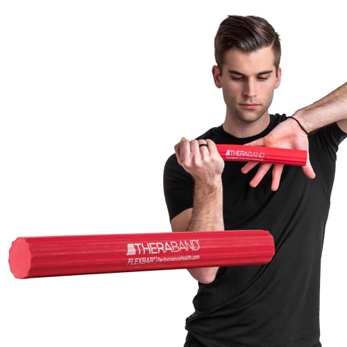 TheraBand Rubber FlexBar, red - Image 1