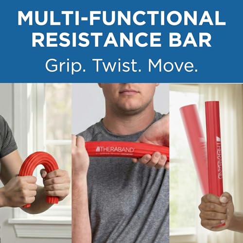 TheraBand Rubber FlexBar, red - Image 5