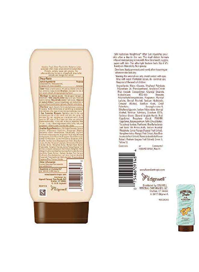 Hawaiian Tropic Spf 30 Broad Spectrum Sunscreen And After Sun Pack With 8Oz Sheer Touch Moisturizing Sunscreen Lotion And 6Oz Silk Hydration Weightless After Sun Lotion - Image 3