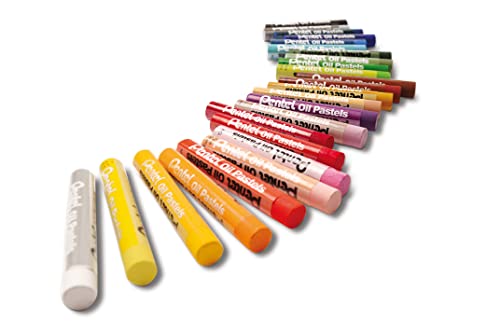 Pentel Arts Oil Pastels, Assorted colours, 1 pack of 25 sticks - Image 3