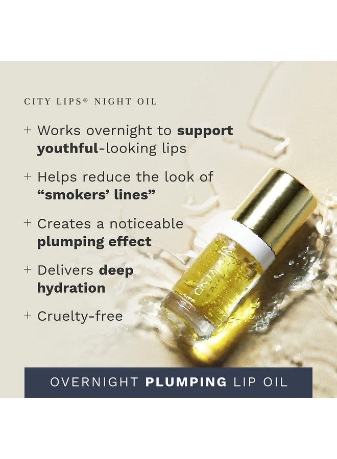 City Beauty City Lips Night Oilplumping Lip Oilhydrate & Volumizesolution For Chapped Cracked Dry Lipscrueltyfree - Image 5