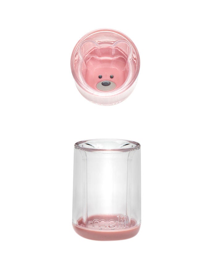 melii Plastic Cup Bear - Pink - Image 1