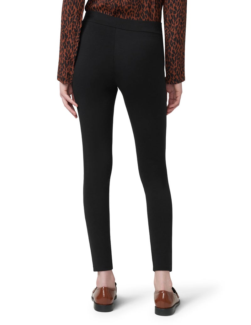 HUE womens Wide Waistband Blackout Cotton Leggings, Assorted Hosiery, Black, Small US - Image 2