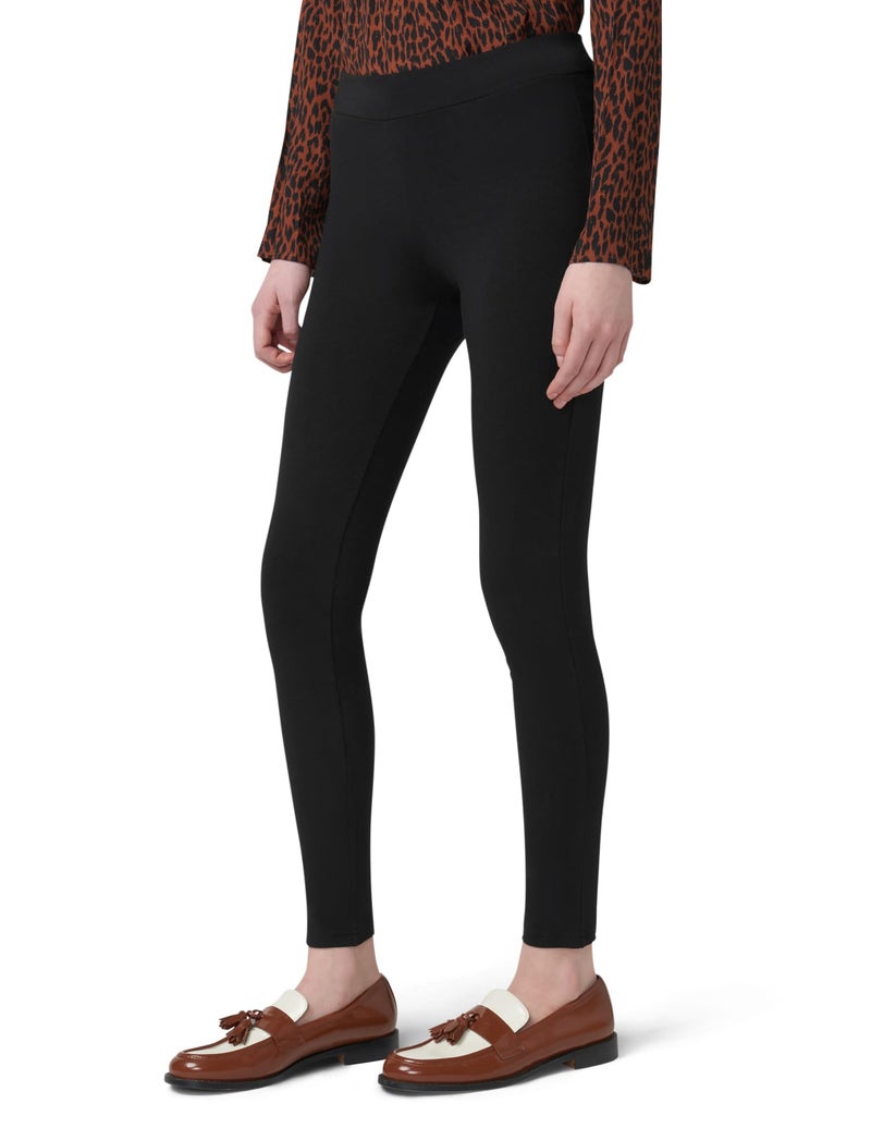 HUE womens Wide Waistband Blackout Cotton Leggings, Assorted Hosiery, Black, Small US - Image 3