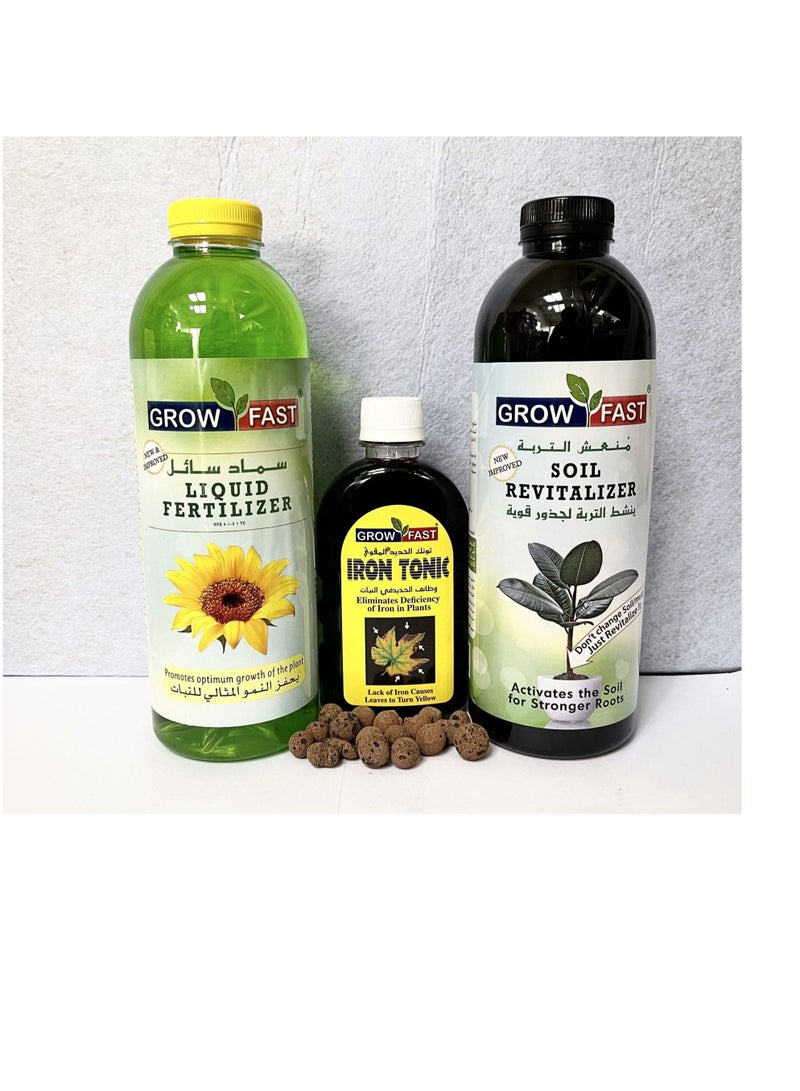 Grow Fast Fertilizers & Iron Tonic Best for Indoor and Outdoor Plants - Image 1