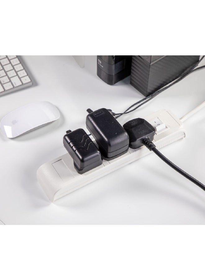 هوم بيست 13 أ سلك تمديد بثلاث مقابس أبيض 3 متر SU243-3W-3M/W - Image 5